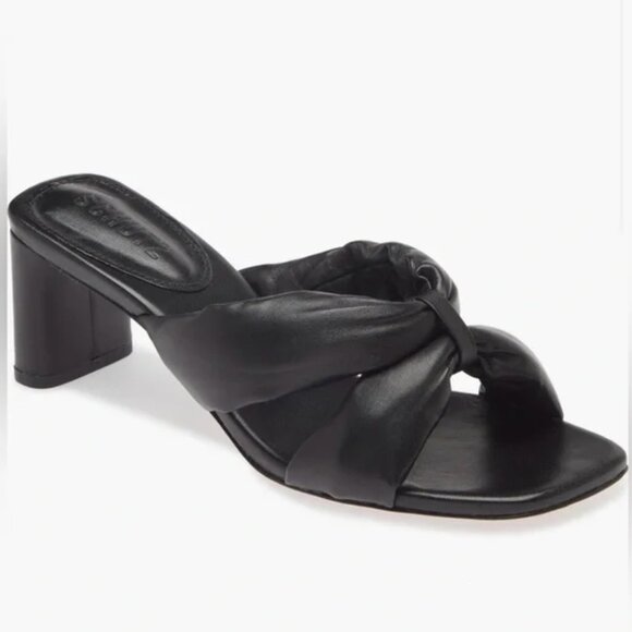 SCHUTZ Fairy Mid Nappa Sandals black - Picture 1 of 5